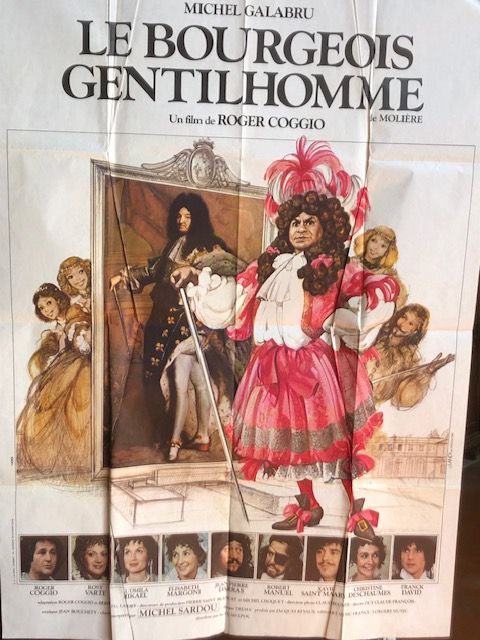 Affiche originale du film Le bourgeois gentilhomme