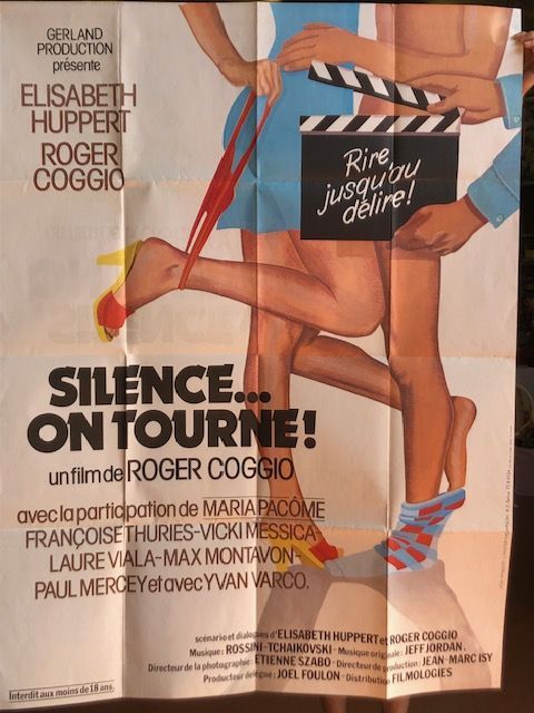 Affiche originale du film Silence on tourne